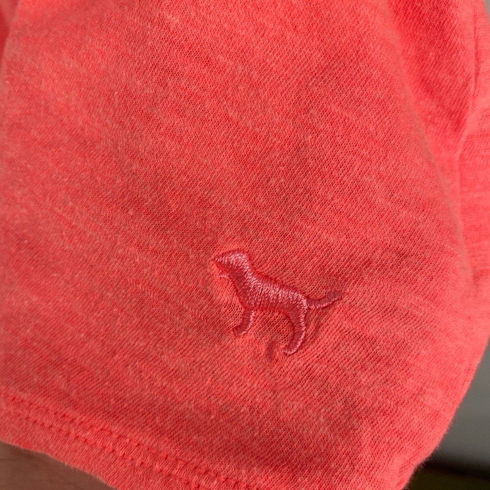 PINK Victoria's Secret Neon Pink Tie-Front Tank - Picture 3 of 4
